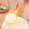 Cuillères à cuillère en forme de riz à cuillère en forme de riz antiadhésive Boule de moisissure de scoop de bricolage à moitié rond accessoires