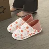 Zapatillas dibujos animados estampados de impresión para mujeres suaves esponjosas sin desliz