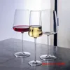 Bicchiere da vino Design nuvoloso Ultra-sottile Bordeaux in vetro rosso gambo sottile gambo borgogna piega di lusso festa di lussuosa festa di champagne tazza di flauto di champagne