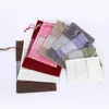 Geschenkwikkel Jute Bag canvas Drawtring voor doe -het -zelf diverse ambacht pouch candy bruiloft feestdecor