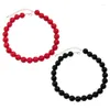 Choker Collier perlé coloré à la mode Perles de matériaux acryliques Bijoux de cou à la main Cadeau parfait pour les filles