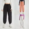 Lu Align Align Sport Leggings Mens Mens Loak Women Pants Prants Изучение брюки кнопка шириной ноги