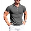 Polos masculins S-5xl! 7 couleurs!Été vendant du polo mode décontracté t-shirt t-shirt respirant des vêtements pour hommes