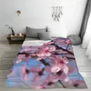 Dekens lente seizoen bloemen zachte fleece gooi deken warme en gezellige comfortabele microvezel voor bank sofa bed 40 "x30"