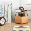 Boîtes de rangement porte-crayon coloré Organisateur rotatif avec 6 compartiments Supplies pour les bureaux Stud