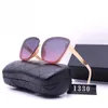 Luxusdesignerin Sonnenbrille Rechteck Sonnenbrille Mann Frauen Unisex Designer Goggle Strand Sonnenbrille Retro Rahmen Design UV400 mit Kiste sehr schön