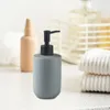 Liquid Soap Dispenser Ceramic Bottle Empty Pump For Home Restaurant Yellow