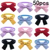 Dog Apparel 50/100Pcs Mixcolor Small Cat Bowties Style Neckties Collar Bright Color Pet Grooming Products For Dogs