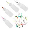 Vases 4 Pcs Glue Applicator Dropper Set Plastic Condiment Squeeze Bottles Tattoo Ink Liquid