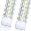 Rurki LED 20pcs sklep sklepowy 4 stóp 8 stóp 144W 14500LM 6000K zimny biały przezroczysty ER WYDAJNOŚCI Połączalne światła T8 Rurka Dostawa Oświetlenie Dhdlh