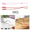 Chains 5x Glasses Strap Sunglasses Lanyard Anti Lost Portable Silicone Lightweight Eyewear Retainer Sports Eyeglass For Men Woman