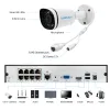 Sistema Brillcam H.265 8CH 5MP Poe Security Camera System Kit 4pcs 5mp Poe IP Câmera IP