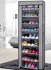 MultIllayer Shoe Rack Organizer Dustproof Fabric Stand Stand Malway Saving Space GRAVEL Home Furniture Storage 240329