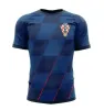 2023 Jerseys de football de l'équipe nationale de Croatie - kits de football de la Coupe du monde modric, mandzukique pour hommes et enfants