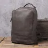 Рюкзак мода простые подлинные кожа