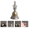 Party Supplies 2 Pcs Bell Keychain Large Christmas Bells Brass Pendant Jingle For Crafts Vintage