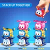 Action Toy Toy Figures Super Wings Super Donnie Press Top لتغيير العاطفة ألعابًا قابلة للتكديس مع الأضواء شخصيات هدية عيد ميلاد أنيمي L240402