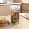 Storage Bottles Cereal Candy Box Leak-resistant Transparent Container Airtight Food Jar For Kitchen With Capacity Sealed