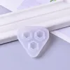 Moldes de cozimento mofo pequeno de silicone pendente para resina artesanato diy ferramentas de jóias epóxi