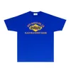 Rhude Marka Tshirt Erkek Tasarımcı T Shirt Kadın Moda Pamuk Kısa Kollu RH049 Yıldırım Madalyası Baskılı Kısa Kollu T-Shirt Boyutu S-XXL