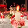 Candle Holders Centerpiece Floral Wreath Ring Artificial Rose Hydrangea Garland