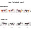 Lunettes de soleil NRC Cycling Sungass Sports Sports Bicycle Lunets Mtb Mountain UV400 Clônes Men de lune