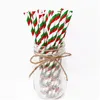 Coppe usa e getta cannucce da 25 pezzi di carta natalizia STS Snowflake bevendo St Merry Decorations for Home 2022 Servi