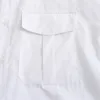 Bluzki damskie Zach Ailsa 2024 Spring Product Long Sleved Lape Lape Work Dekoracja Casual Top Poplin Loose Shirt