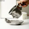 Face Kiss Mug Creative Ceramic Water Cup Пара послеобеденной чайная чашка кофейня набор Nordic Office Home Drining Set Friend Gift 240329