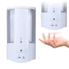 Liquid Soap Dispenser Wall Mounted Dish Infrared Sensor 450ML Automatic Sensing 4 Batteries For Home Bathroom