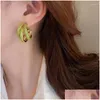 Hoop & Huggie Earrings 2023 Fashion Trend Unique Design Delicate Elegant Vintage Round Women Jewelry Wedding Party Premium Drop Deliv Dhjol