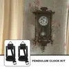 Clocks Accessories 2pcs Pendulum Clock Swing Drive Unit Mechanical Movement Rocker Kit Replacement Parts