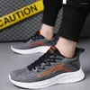 Casual Shoes Men's Mesh Lightweight Running Spring Outside Non-slip Lace Up Sneakers Comfortable Soft Sole Trainers