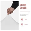 Chair Covers Cover Waterproof Seat Stretch Dining Home Table Decor PU Protective Wrap Backrest Chairs