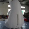 8mh (26ft) met blower adverteren grote witte opblaasbare ijsberen gigantische opblaasbare teddybeer dierenballon voor kerstdecoratie