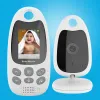 Camera Wireless Video Baby Monitor 2 Way Talk Night Vision 2,0 tum Färgsäkerhetskamera IR LED -temperaturövervakning med 8 vaggvisa