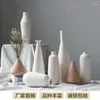 Vases Nordic Style Céramique Vase Decoration Mariage Tir de mariage Plaine Fleur