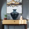 Вазы эстетический дизайн Nordic осенний спальня свадебный стол интерьер Jarrones Decorativos Moderno Home Decorations YN50VS