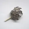 Свадебные цветы Kyunovia Grooms Brooch Boutonniere Ivory Скуткой по запястью корсаж -корсаж жених