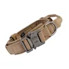 Dog Collars Tactical Collar Necklace Thick & Wide With Control Handle For Medium And Large Dogs
