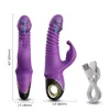 Rabbit Vibrator Automatic Telescopic Rotation GSpot Clitoris Stimulator Female Masturbation Sex Toys for Women Adults 18 240403