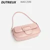 Cosmetic Bags Underarm Shoulder Bag Sweet Cute Solid Color Women's Handbags Spring Summer High-Grade Casual Elegant Messenger Female