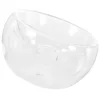 Bowls Chilled Serving Dish Transparent Salad Bowl 2 Tier Tray Glass Dry Ice Tableware Desserts