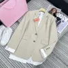 Spring Women Skirt Set Diseñador Faldas Sets Fashion Letter Rhinestone Blazer Top Casual Casual Skirt Luxury Falda para mujer Set de dos piezas un color