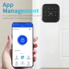 Control EGFirtor Smart Ball Fingerprint Smart Door Lock Password IC Card Electronic APP Remote Control Intelligent Home Deadbolt Lock