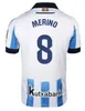 2024 Real Sociedad Soccer Jerseys CHO TAKE KUBO OYARZABAL SADIQ ANDRE SILVA ZUBIMENDI BRAIS MENDEZ MERINO LE NORMAND home away Men and kids 24 25 football shirt top