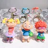 Fashion Cartoon Movie Character Keychain Rubber And Key Ring For Backpack Jewelry Keychain 083630