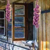 Dekorative Blumen künstliche Knoblauchschnüre simulierte Bauernhausdekorationen PO -Requisiten