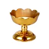 Candle Holders Retro Style Tibetan Ghee Lamp Holder Table Centerpiece Desktop Buddha Candleholder