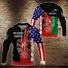 Erkek Hoodies Afganistan Ülke Bayrağı 3D Baskı Sweatshirt Erkek Kadın Sokak Giyim İnce Stil Çiftler İçin Büyük Boy Hoodie